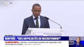 Pénurie d'enseignants: Pap Ndiaye annonce l'ouverture d'un "concours exceptionnel de titularisation" des contractuels au printemps 2023