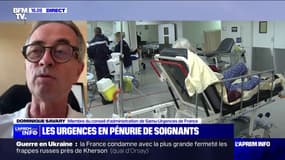Hôpitaux en tension: "On ne peut pas laisser le système de santé, et les urgences en particulier, dans cet état pour nous patients", pour Dominique Savary (Samu-Urgences France)