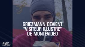 Griezmann devient "visiteur illustre" de Montevideo, la capitale de l'Uruguay