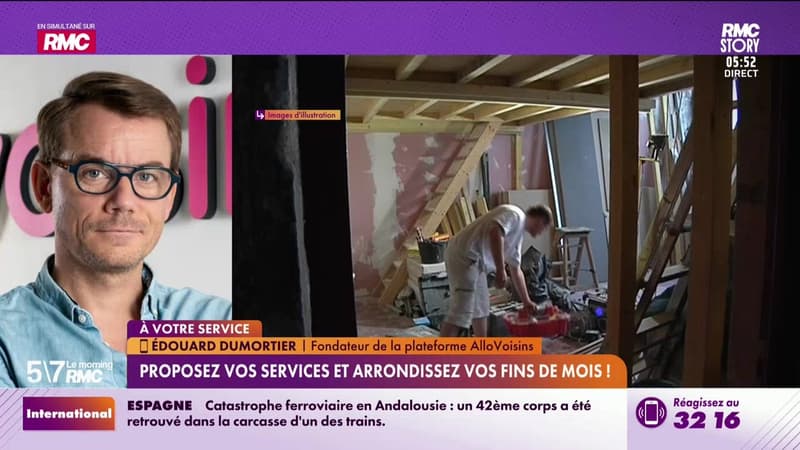 Edouard Dumortier à votre service : Dépannage, travaux... comment arrondir ses fins de mois ? - 21/01
