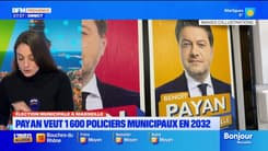 Élection Municipale à Marseille. Payan veut 1 600 policiers municipaux en 2032
