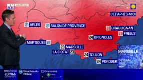 Météo Bouches-du-Rhône: une matinée ensoleillée avant l'arrivée d'un ciel légèrement voilé, 23°C à Marseille