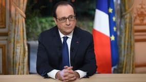 François Hollande lors de son intervention télévisée le 11 février 2016