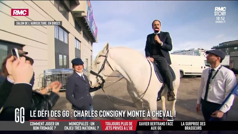 Le défi des GG : Charles Consigny à cheval sur un Boulonnais !