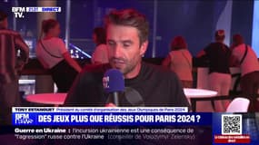 Tony Estanguet (président du comité d'organisation des JO de Paris): "Le public français a énormément compté dans beaucoup de médailles"