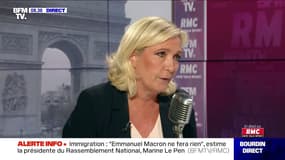 Marine Le Pen demande un référendum sur l'immigration
