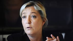 Marine Le Pen à Balma le 14 avril 2013.