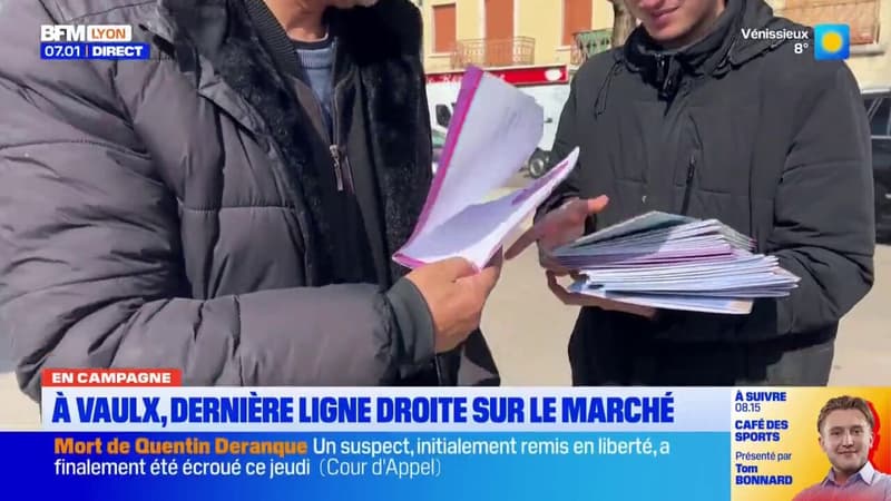 En campagne : A Vaulx-en-Velin, dernière ligne droite sur le marché