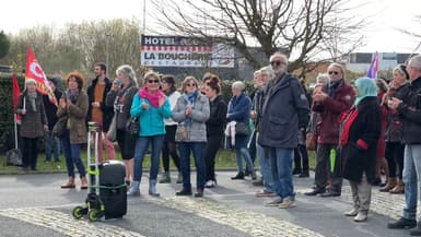 Une mobilisation a été organisée mercredi 13 mars à Ouistreham.