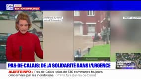 Inondations dans le Pas-de-Calais: de la solidarité dans l'urgence
