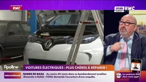 Voitures électriques : plus chères à réparer