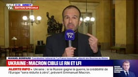 Guerre en Ukraine: "Négocier, ça ne veut pas dire céder aux exigences de Vladimir Poutine", affirme Manuel Bompard (LFI)