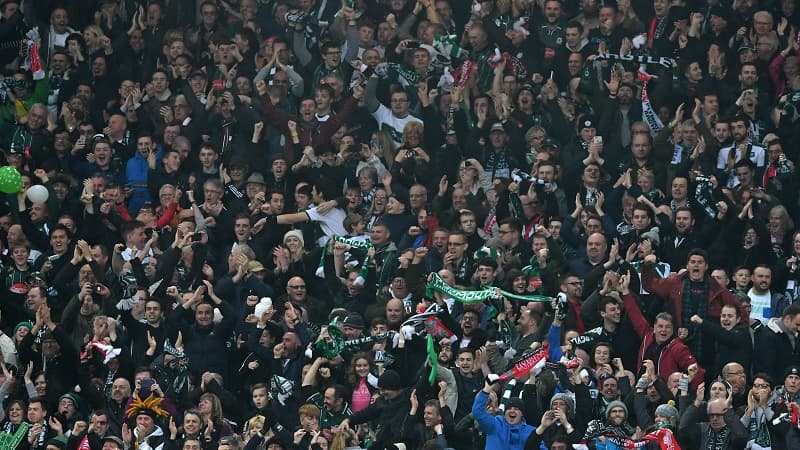Des supporters du Plymouth Argyle