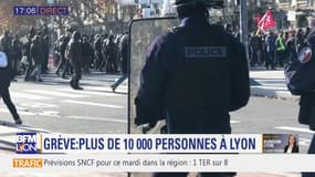 10 000 personnes étaient dans les rues de Lyon ce mardi
