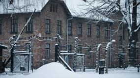 Le camp de concentration d'Auschwitz-Birkenau, en Pologne, le 25 janvier 2015