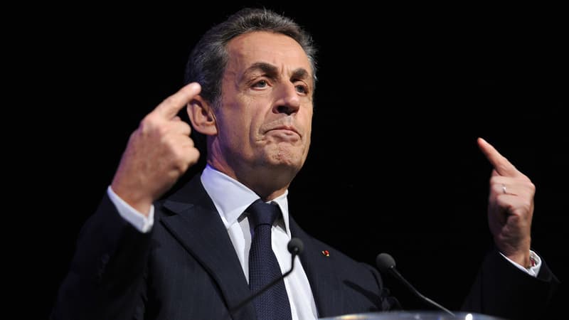 Nicolas Sarkozy le 2 décembre 2015 à Saint-Jean-le-Blanc