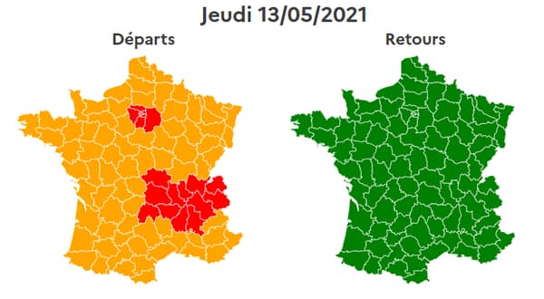 La situation sur les routes sera compliquée jeudi en Ile-de-France et en région Auvergne-Rhône-Alpes.