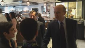 Alain Juppé à la rencontre de ses sympathisants français à New York.