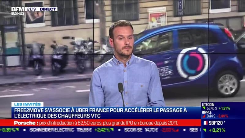 Free2move s'associe à Uber France pour accélérer le passage à l'électrique des chauffeurs VTC - 28/09