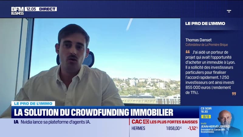 Crowdfunding immobilier : "1 256 investisseurs ont participé à l'achat de cet immeuble"