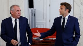 François Bayrou et Emmanuel Macron, en 2022