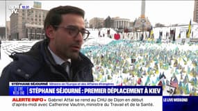 Quel est le programme de Stéphane Séjourné, en déplacement à Kiev? 