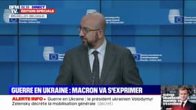 Ukraine: le président du Conseil européen annonce des "sanctions douloureuses à l'égard du régime russe"