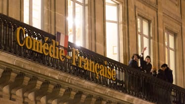 Les intermittents ont brièvement occupé la Comédie française mercredi 27 avril.