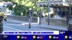 Accident de trottinette : un axe dangereux