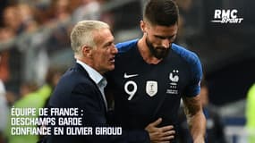 Olivier Giroud a toujours la confiance du groupe de l'équipe de France
