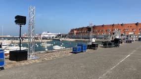 L'inauguration du nouveau port de Calais a lieu le 9 septembre 2021. 