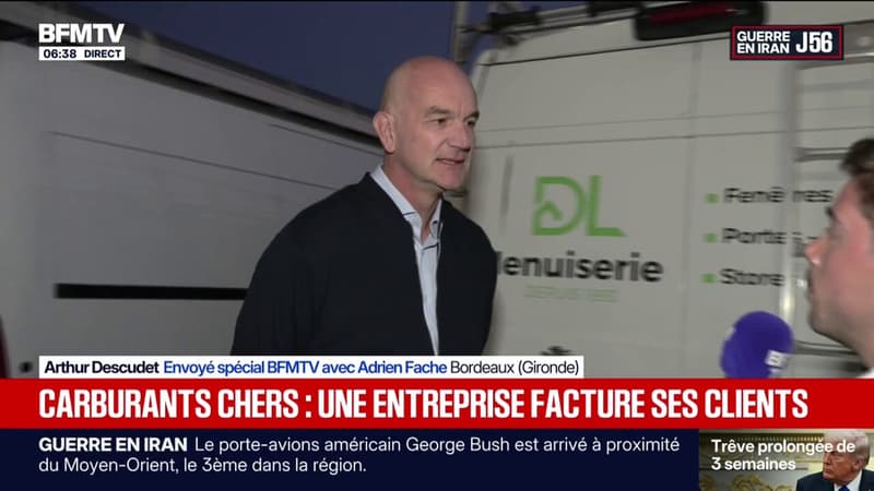 Face à la flambée des prix des carburants, cette entreprise de menuiserie a mis en place un forfait pour répercuter la hausse sur les factures qu'elle adresse à ses clients