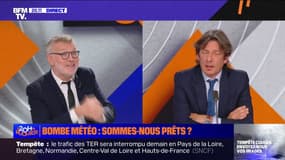 "Les climatologues sont assez clairs, ce n'est pas le dérèglement climatique qui cause cette tempête mais il aggrave les conséquences" (François Pitrel, journaliste environnement BFMTV)