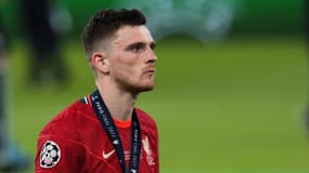 Andy Robertson lors de la finale de la Ligue des champions, le 28 mai 2022.