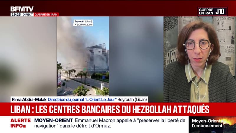 Frappes au Liban: "Toute la population libanaise vit dans la peur aujourd'hui", explique Rima Abdul-Malak, directrice du journal "L'Orient Le Jour"