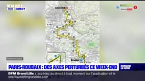 Paris-Roubaix: des axes perturbés ce week-end