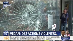 Des végans accusés d'avoir vandalisé une boucherie à Lille
