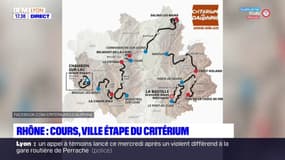 Rhône : Cours, ville étape du Critérium du Dauphiné