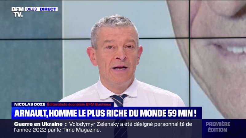 Le Français Bernard Arnault devient l'homme le plus riche du monde pendant moins d'une heure