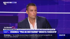 Prix de l'essence: pour Aleksandar Nikolic (RN), une "baisse [durable] de la TVA sur la TICPE" permettrait de "retrouver un prix qui serait un peu plus convenable pour les Français"