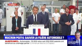 Automobile: Emmanuel Macron veut produire en France plus d'un million de véhicules propres en 2025