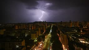 Un orage à Paris (photo d'illustration).