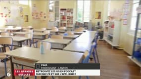 Réouverture des écoles le 11 mai: "Je n'attends que ça", affirme un enseignant