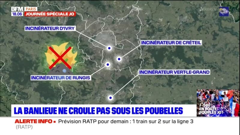 En dehors de Paris, l'Île-de-France ne croule pas sous les poubelles