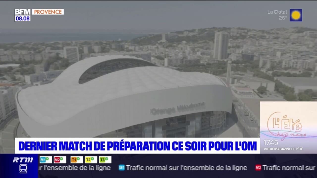 Dernier match de préparation ce mercredi soir pour l'Olympique de Marseille