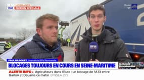 Colère des agriculteurs en Normandie: le blocage se poursuit sur l'A28