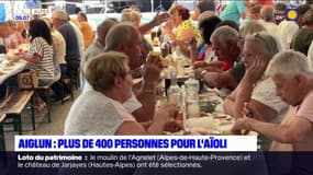 Aiglun: plus de 400 participants à l'aïoli géant