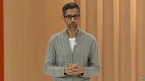 Sundar Pichai lors de la conférence Google 
