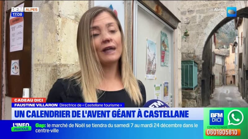 Castellane : un calendrier de l’Avent géant pour les fêtes 