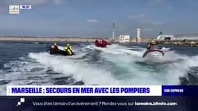 Secours en mer: les pompiers montrent leur savoir-faire à Marseille